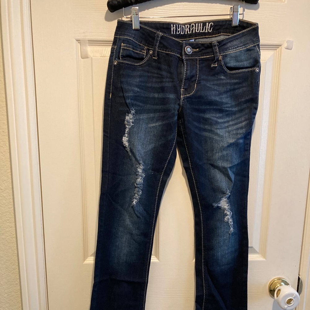 Low rise jeans
